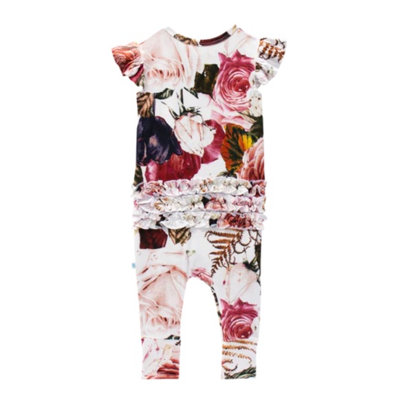 🎀 New Posh Peanut Ruffle Bum Romper 🎀 - Picture 2 of 2